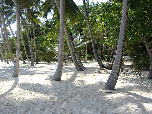 Der weiße Sandstrand